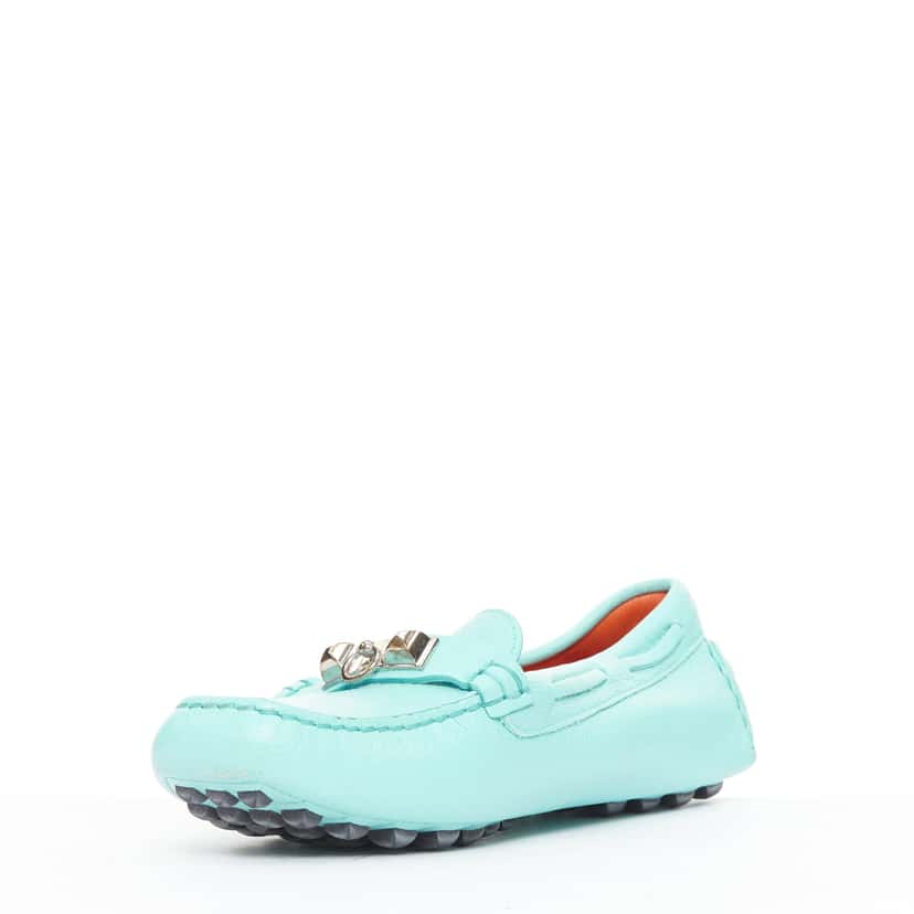 Hermès Irving Blue Leather Good condition - Model View