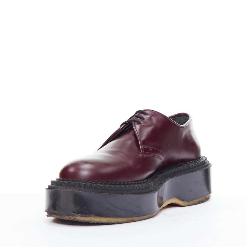 Undercover Derby Burgundy Leather Fair condition - Model View