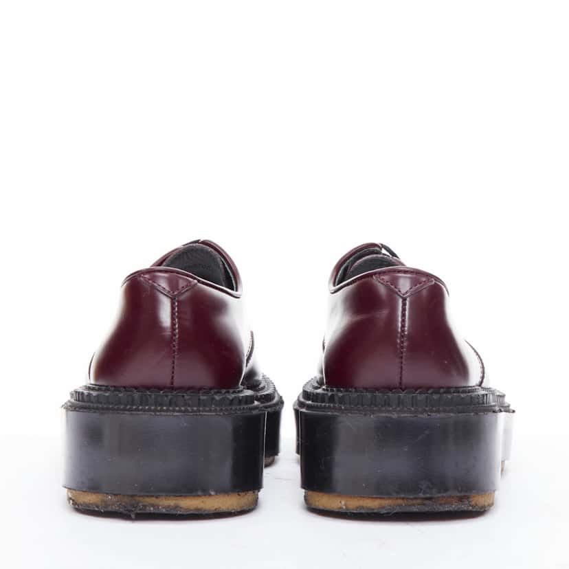 Undercover Derby Burgundy Leather Fair condition - Box View