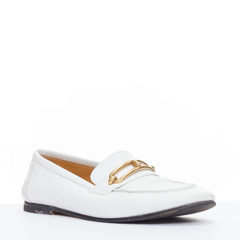 Hermès Colette White Leather Good condition - Back View