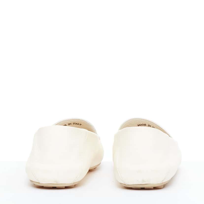 Loro Piana Dot Sole Walk Beige Leather Fair condition - Box View