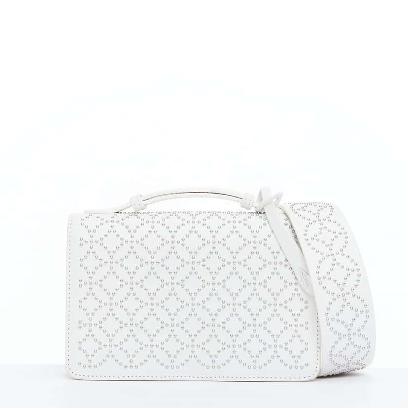 Alaïa Arabesque White Leather Very good condition - Front View