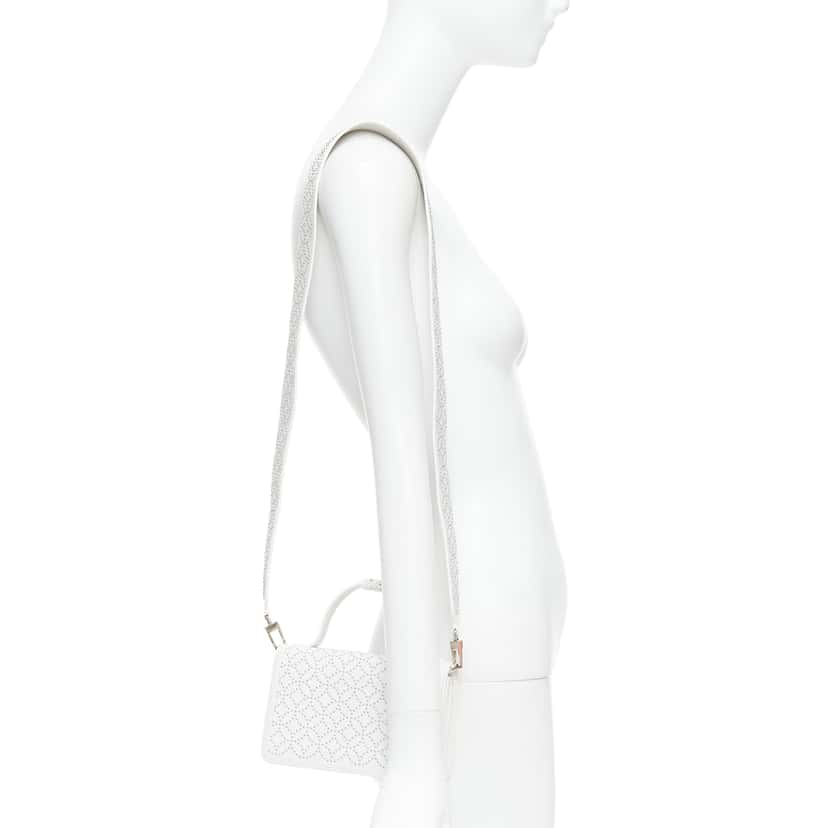 Alaïa Arabesque White Leather Very good condition - Back View