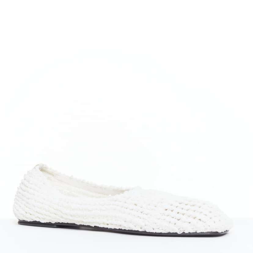 The Row Crochet Ballet Flats White Very good condition - Inside View