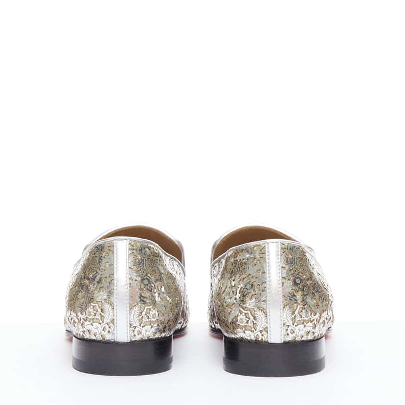 Christian Louboutin Dandelion Silver Leather Very good condition - Box View