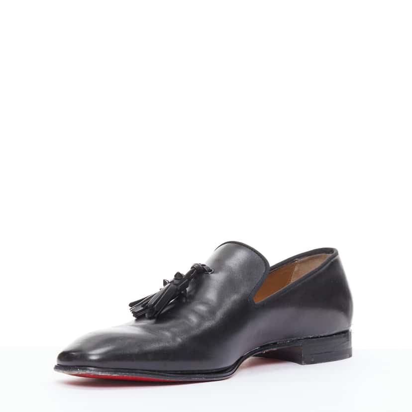 Christian Louboutin Dandelion Black Leather Fair condition - Model View