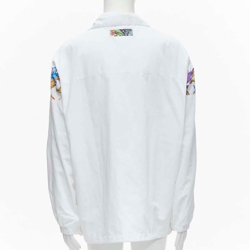 Versace White Starfish Jacket White Polyester Never worn, with tag - Box View