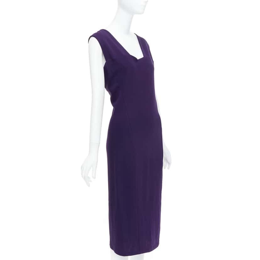 Donna Karan Fluid Crepe Double Purple Viscose Very good condition - Inside View