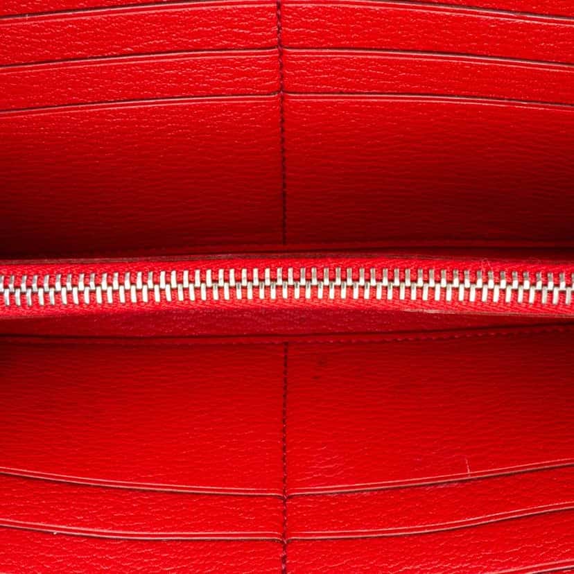 Hermès Epsom Flag Kelly Longue Wallet Orange Leather Good condition - Model View