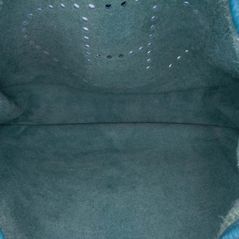 Hermès Clemence Evelyne III 33 Blue Leather Good condition - Model View