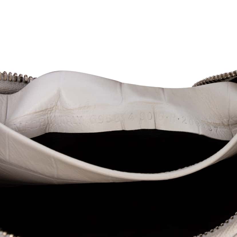 Balenciaga Mini Embossed Le Cagole White Leather Good condition - Box View