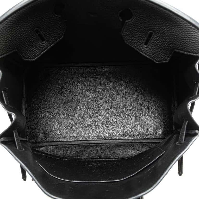 Hermès Togo Birkin Retourne 35 Black Leather Good condition - Model View