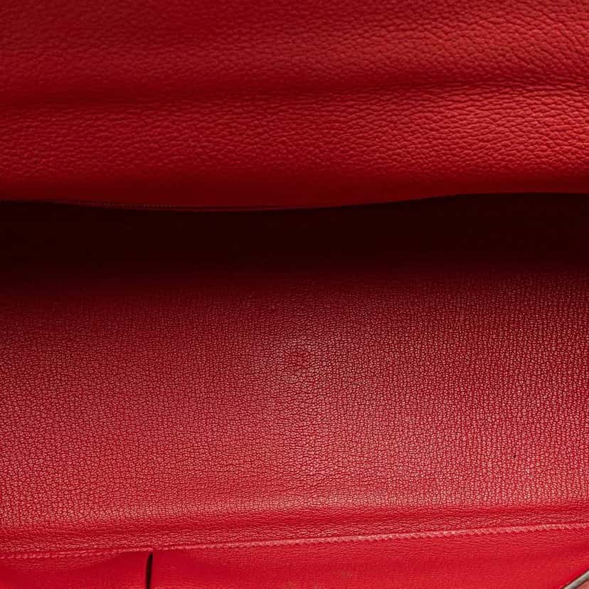 Hermès Togo JPG Shoulder Kelly II 42 Red Leather Good condition - Model View