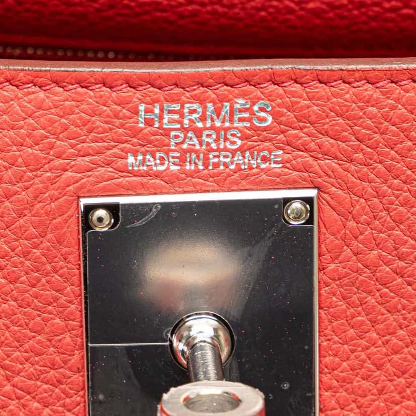 Hermès Togo JPG Shoulder Kelly II 42 Red Leather Good condition - Box View