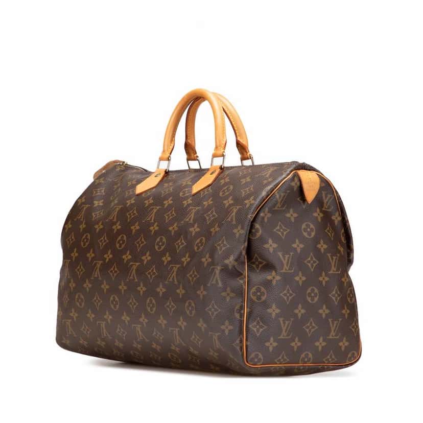 Louis Vuitton Monogram Speedy 40 Brown Canvas Good condition - Back View