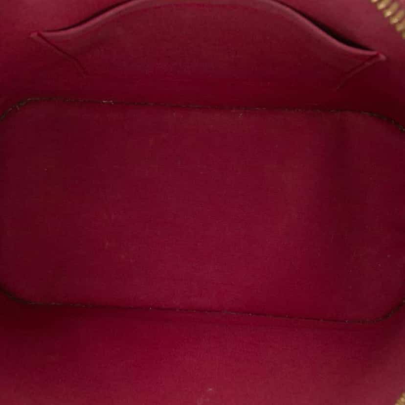 Louis Vuitton Monogram Vernis Alma BB Red Leather Good condition - Model View