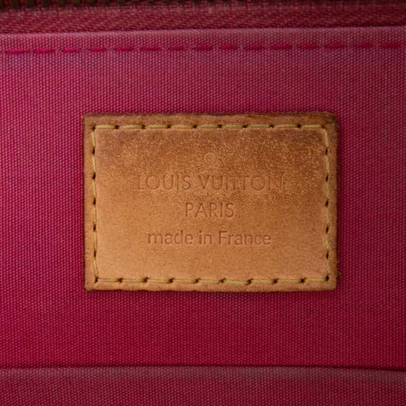 Louis Vuitton Monogram Vernis Alma BB Red Leather Good condition - Box View