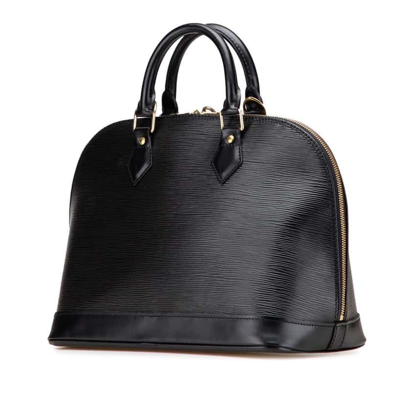 Louis Vuitton Epi Alma PM Black Leather Good condition - Back View