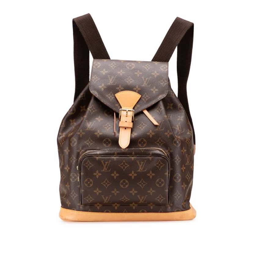Louis Vuitton Monogram Montsouris GM Brown Canvas Good condition - Front View