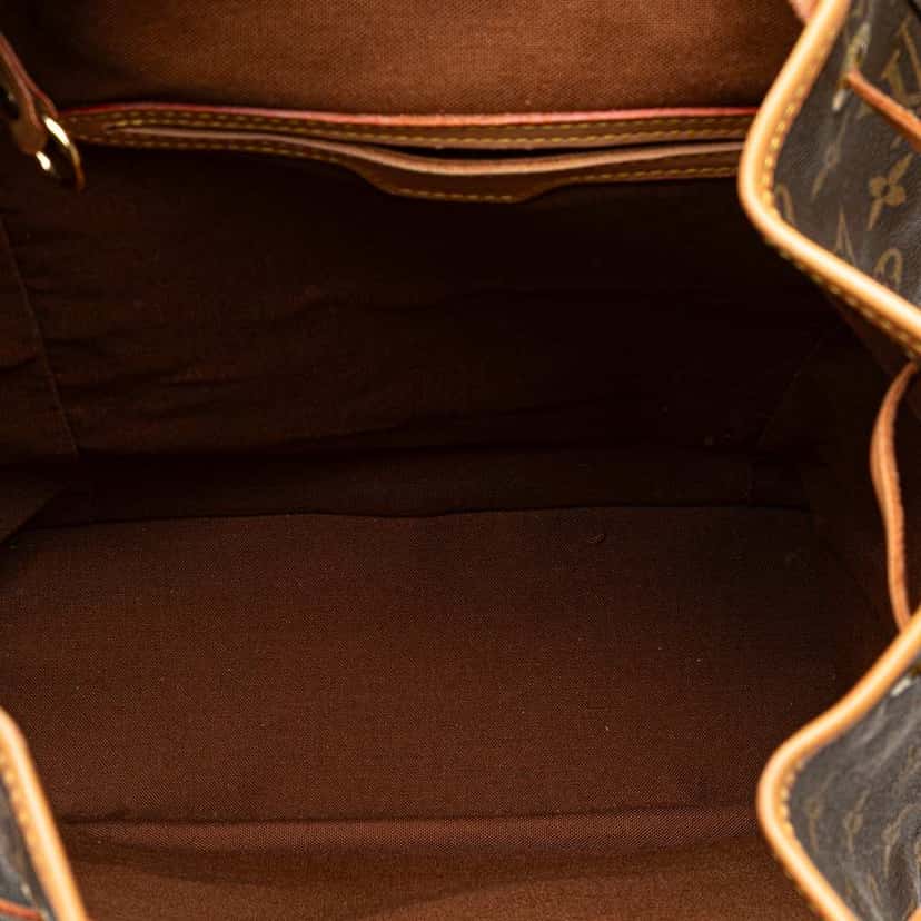 Louis Vuitton Monogram Montsouris GM Brown Canvas Good condition - Model View