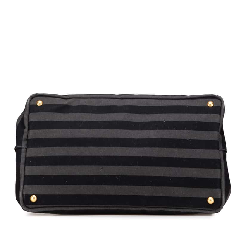 Prada Large Canvas Canapa Righe Striped Satchel Other Good condition - Inside View