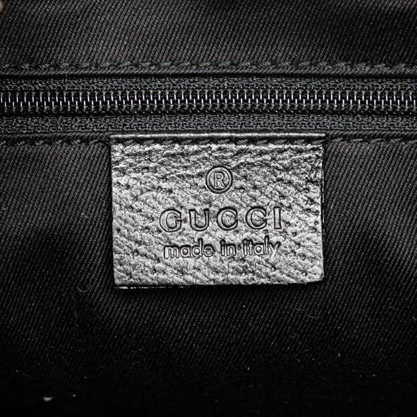 Gucci GG Canvas Shoulder Bag Black Good condition - Box View