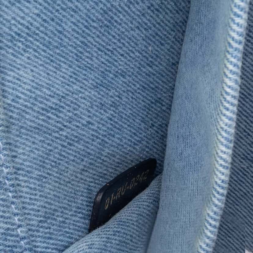 Dior Small Denim Macrocannage Lady D Joy Blue Good condition - Box View
