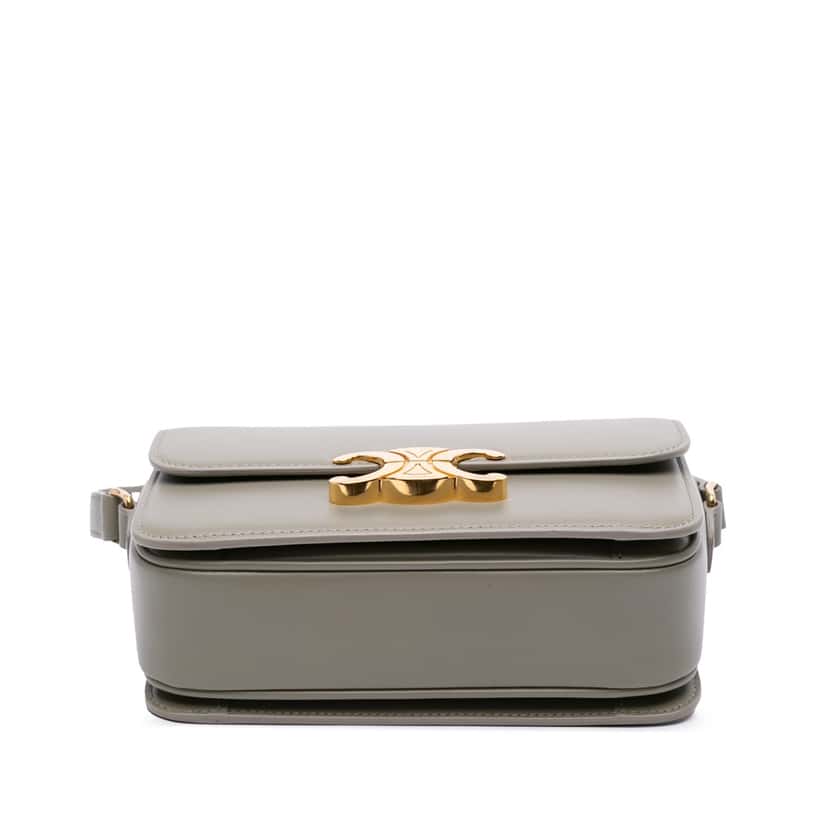 Celine Teen Shiny Calfskin Triomphe Crossbody Other Leather Good condition - Inside View