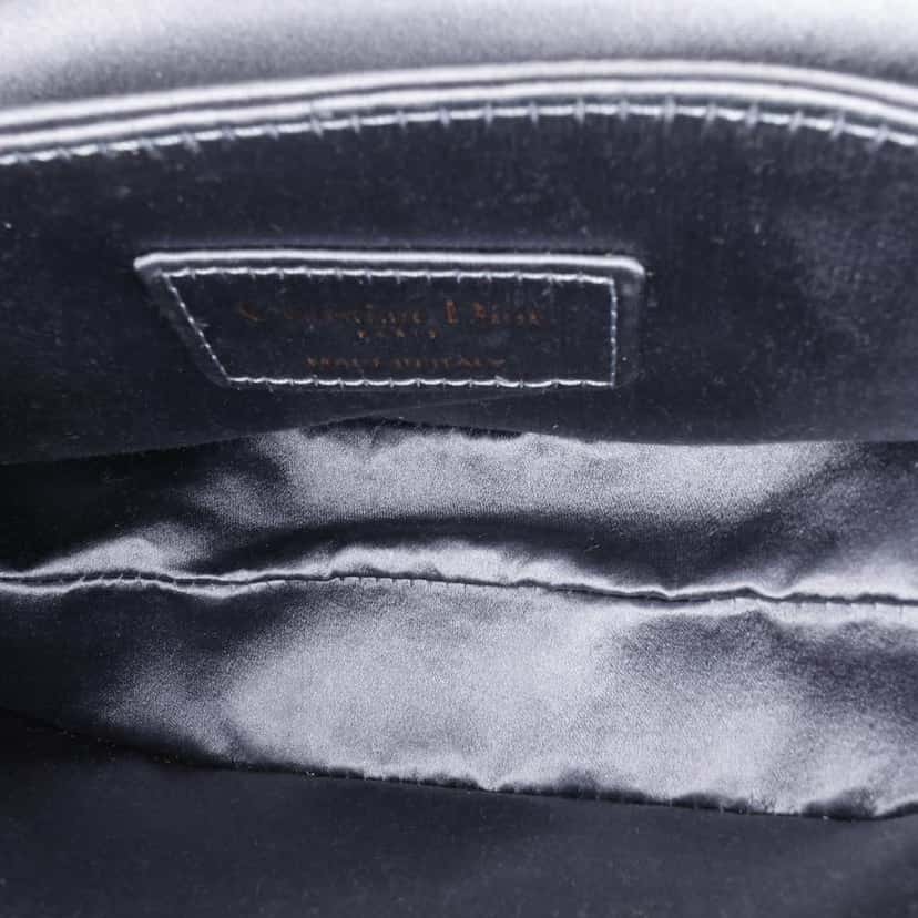 Dior Mini Satin Crystal Embellished Saddle Bag Other Good condition - Model View