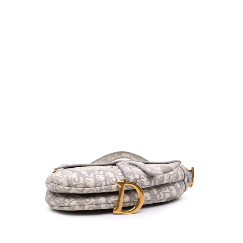 Dior Oblique Canvas Embroidered Saddle Bag Other Good condition - Inside View