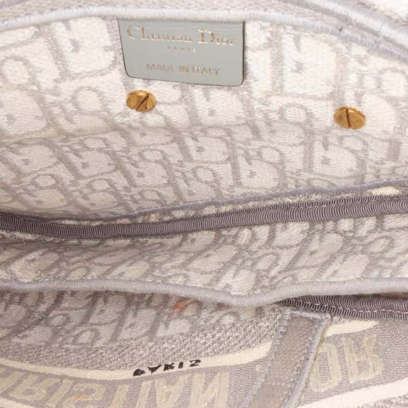 Dior Oblique Canvas Embroidered Saddle Bag Other Good condition - Model View
