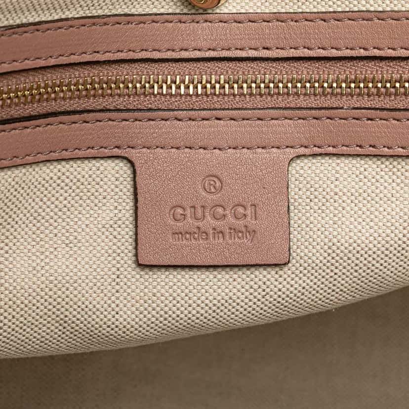 Gucci Microguccissima Patent Nice Tote Brown Leather Good condition - Box View