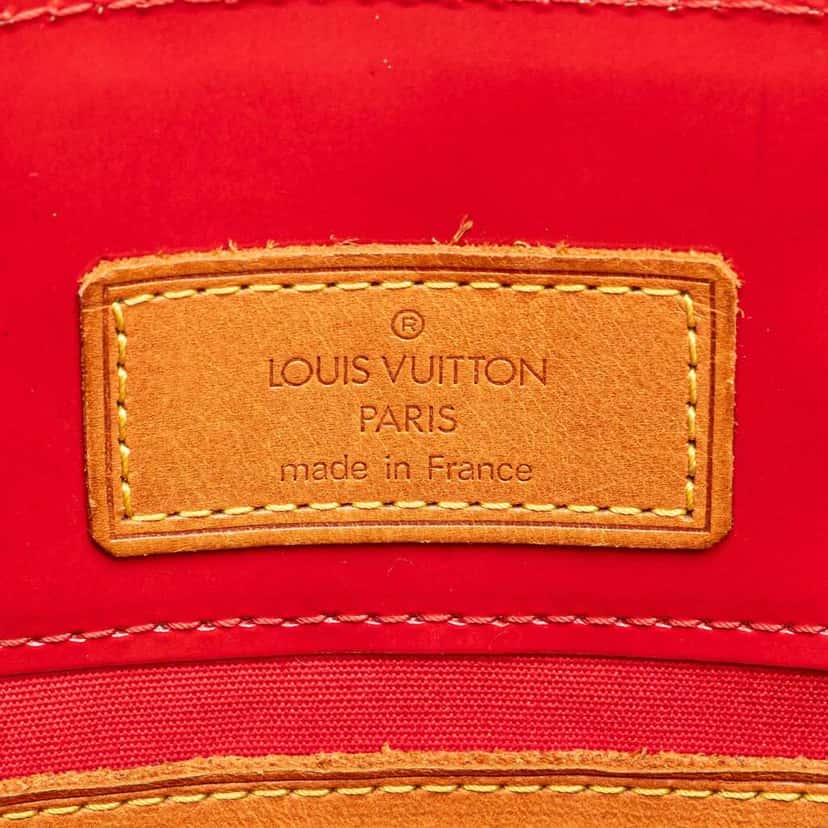 Louis Vuitton Monogram Vernis Reade PM Red Leather Good condition - Box View