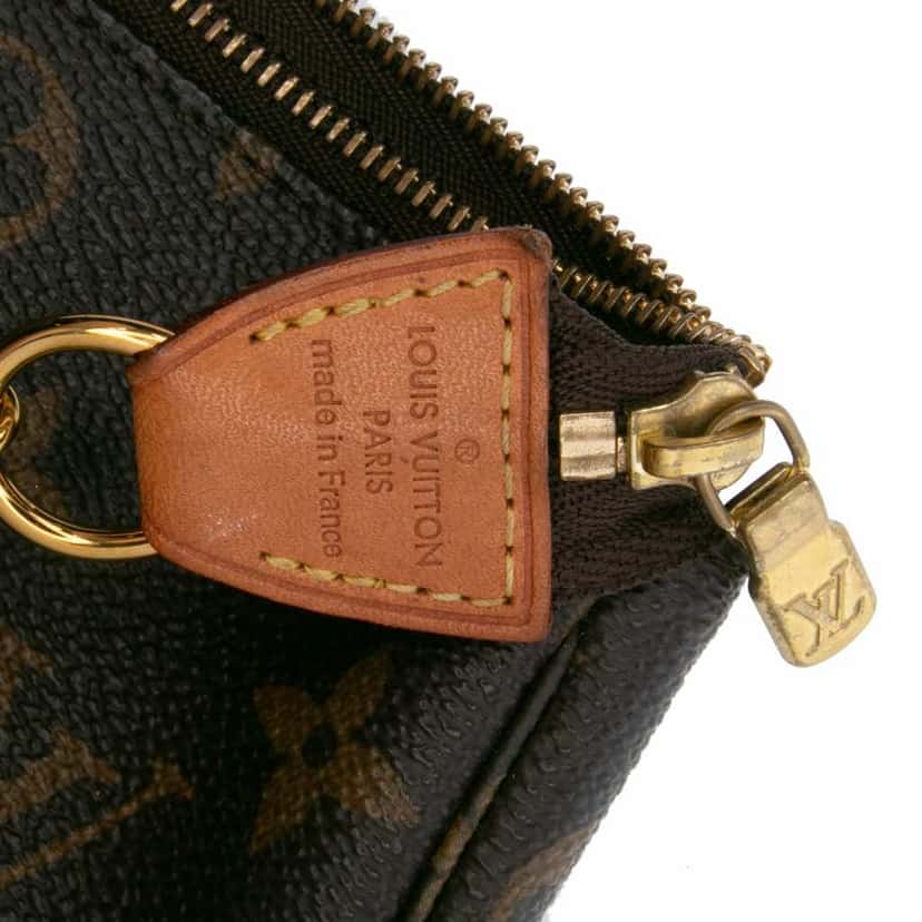 Louis Vuitton Monogram Mini Pochette Accessoires Brown Canvas Good condition - Box View