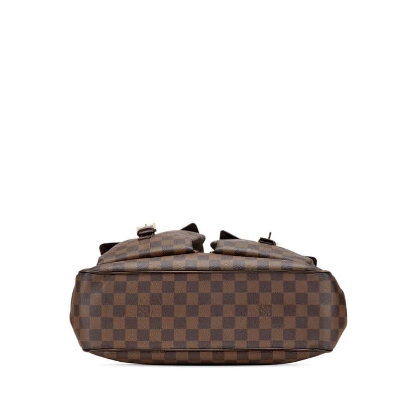 Louis Vuitton Damier Ebene Uzes Brown Canvas Good condition - Inside View