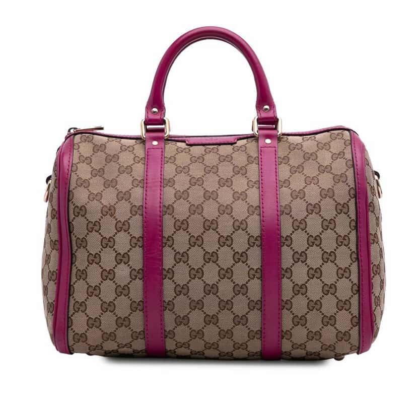 Gucci GG Canvas Joy Boston Bag Brown Good condition - Front View