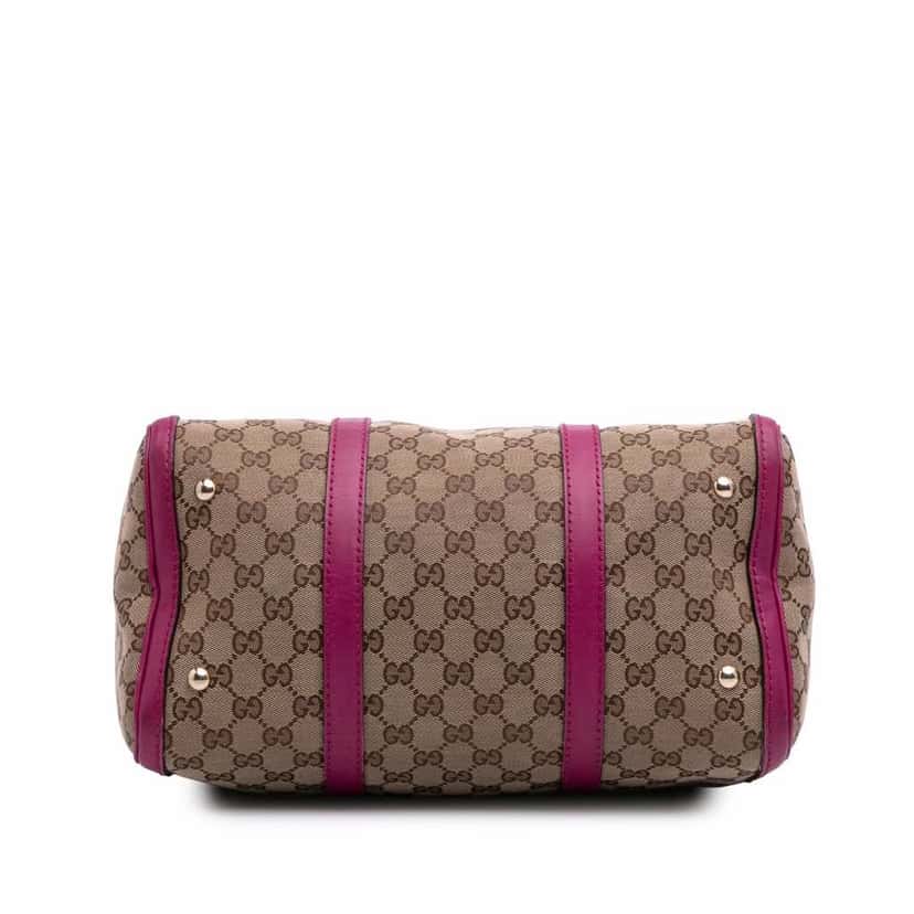 Gucci GG Canvas Joy Boston Bag Brown Good condition - Inside View