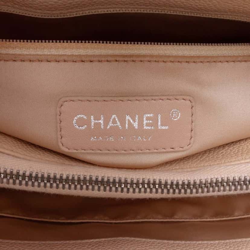 Chanel Caviar Grand Shopping Tote Brown Leather Good condition - Box View