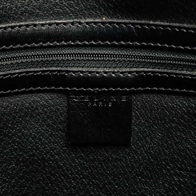 Celine Macadam Coated Canvas Tote Black Good condition - Box View