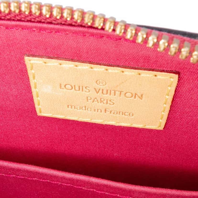 Louis Vuitton Monogram Vernis Alma BB Red Leather Good condition - Box View