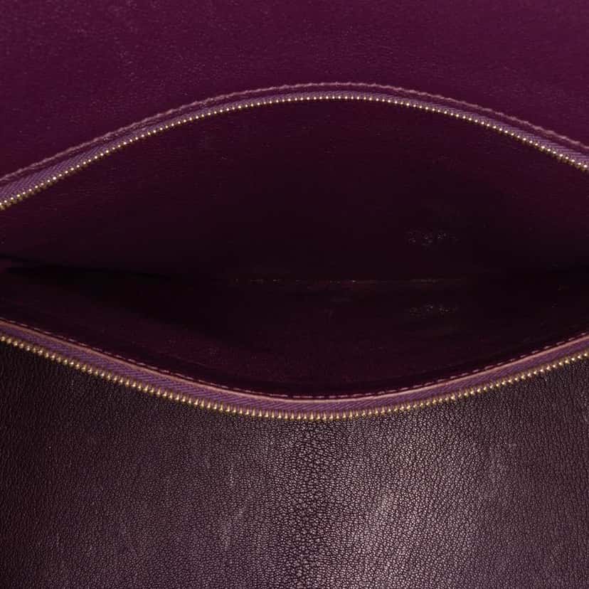 Hermès Togo Birkin Retourne 35 Purple Leather Good condition - Box View
