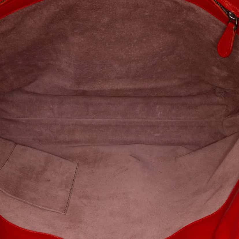 Bottega Veneta Leather Intrecciato Tote Orange Leather Good condition - Model View