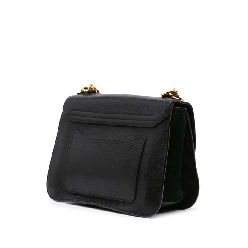 Chloé Medium Leather Mily Crossbody Black Leather Good condition - Back View
