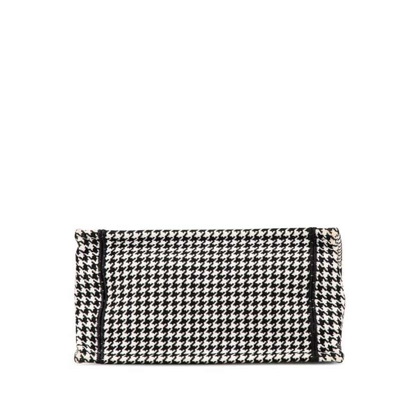 Dior Small Houndstooth Embroidered Book Tote Black Good condition - Inside View