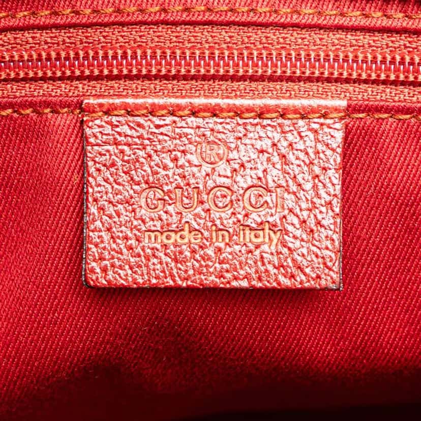 Gucci GG Canvas Tote Red Good condition - Box View