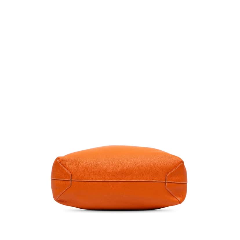 Hermès Clemence Double Sens 36 Orange Leather Good condition - Inside View