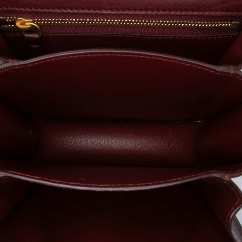 Celine Small Calfskin Classic Box Red Leather Good condition - Model View