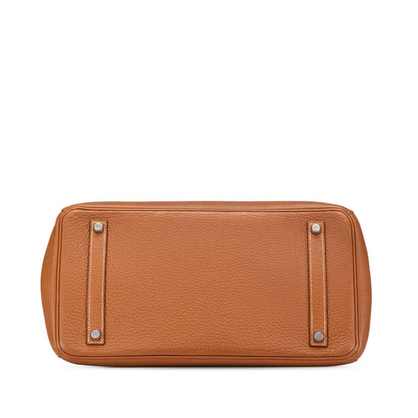 Hermès Togo Birkin Retourne 35 Brown Leather Good condition - Inside View