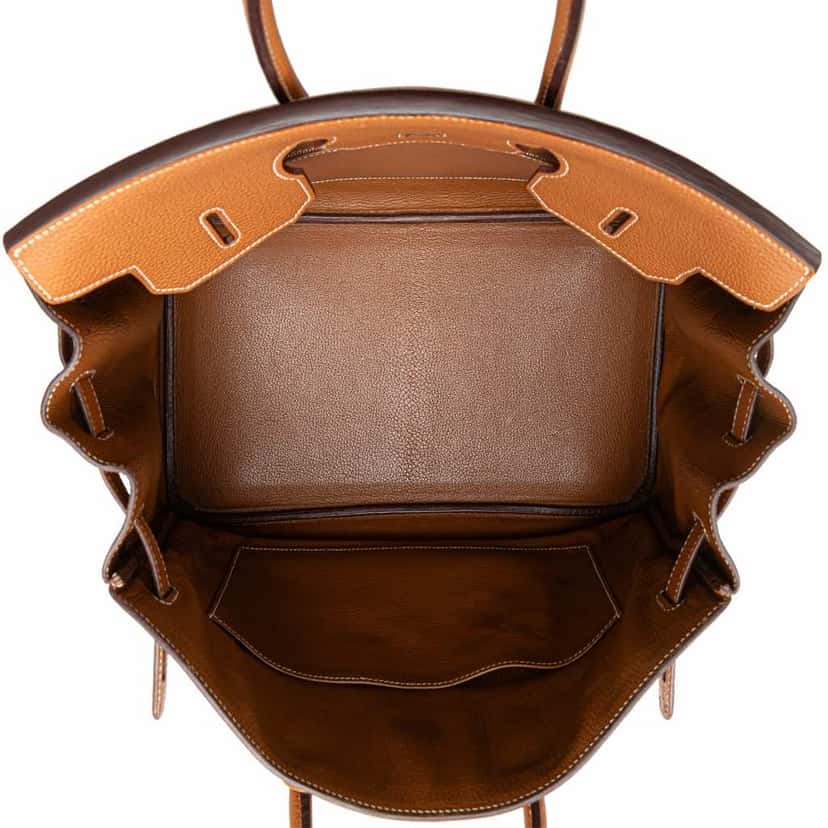 Hermès Togo Birkin Retourne 35 Brown Leather Good condition - Model View