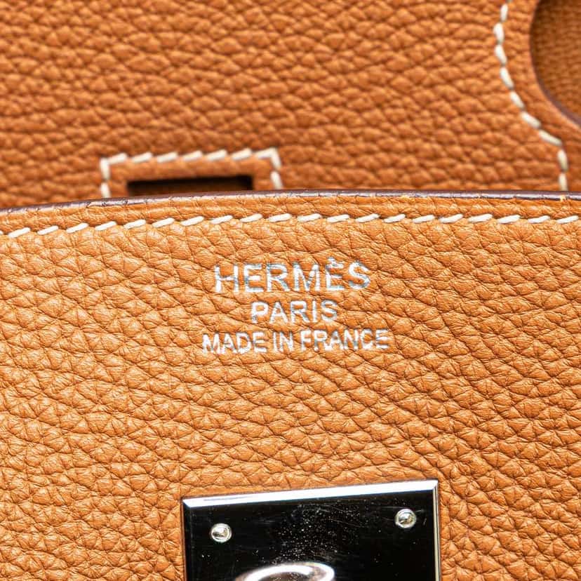 Hermès Togo Birkin Retourne 35 Brown Leather Good condition - Box View
